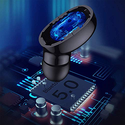 DeniseM117 - Auriculares Bluetooth inalámbricos TWS, estéreo, deportivos, Mic, incorporados, con bajos profundos para correr y deporte, color negro