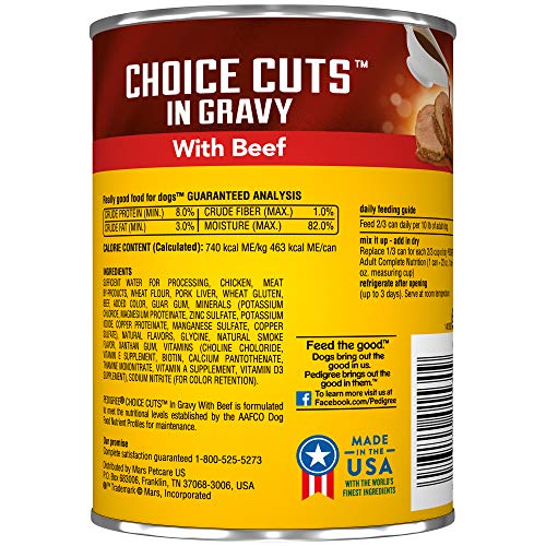 Pedigree Choice Cuts In Gravy With Beef Dog Food - Image 2