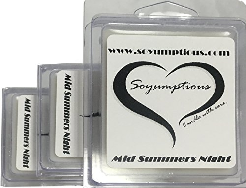 Soyumptious - Scentsy Bars / Glade Wax Melts Comparable - Wickless Candle Tart Warmer Wax - Scented Wax Melts - SET OF 3 - 3.2oz Each (Midsummer's Night)
