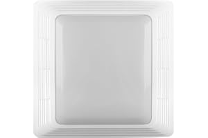 TNITRIB S97014094 Bathroom Fan Cover Grille and Lens for Broan 678, 679, 679FL, 679FLT, 680, 680FL, 680FLT, M680, HD50L, HD80L, Bathroom Exhaust Fan Light Cover Replacement