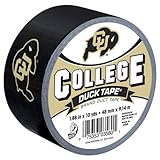 Duck Brand 240284 University of Colorado College Logo Duct Tape, 1.88-Inch by 10 Yards, Single Roll
