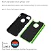 iPhone 7 Case,,ANLI(TM)[Shock Absorption] Drop Protection Hybrid Dual Layer Armor Protective Case Cover for Apple iPhone 7(4.7 inch) Green