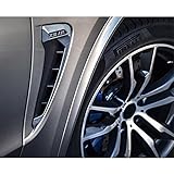 For BMW X Series X5 F15 X5M F85 Carbon Fiber Fender Light Trim Cover 2014