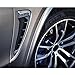Sugeryy 2 Pcs Car Carbon Fiber Fender Side Vents Mesh Sticker Hole Grille For BMW X Series X5 F15 X5M F85 Shark Gills Side Vents Decoration Stickers