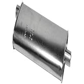 Walker SoundFX 18444 Direct Fit Exhaust Muffler 2.25" Inlet (ID) 2.25" Outlet (ID) for Jeep Grand Cherokee