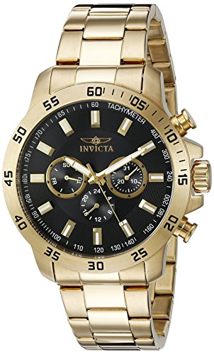 Invicta Men's 21506 Specialty 18k Gold Ion-Plated Stainless Steel Watch