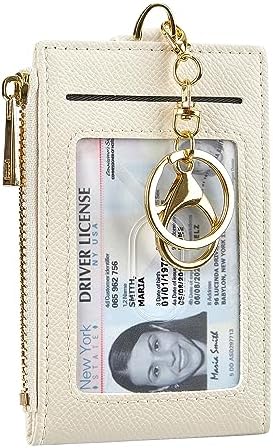 Amazon.com: Cynure Women Leather RFID Blocking Card Holder Slim