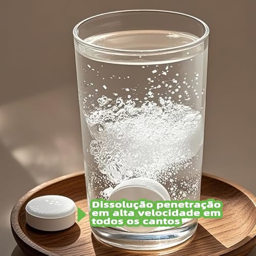 Conjunto 60 Descalcificantes Cafeteira, Descalcificante para Dolce Gusto, Descalcificante para Nespresso, Limpador para Maquina de Café Expresso, Compatíveis com Cafeteira Tres Oster Saeco Phillips