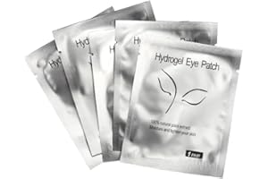 Mystik Trends Hydrogel Eye Pads for Eyelash Extensions – 100 Pairs | Smooth, Thin, Lint-Free Under Eye Gel Patches for Grafti