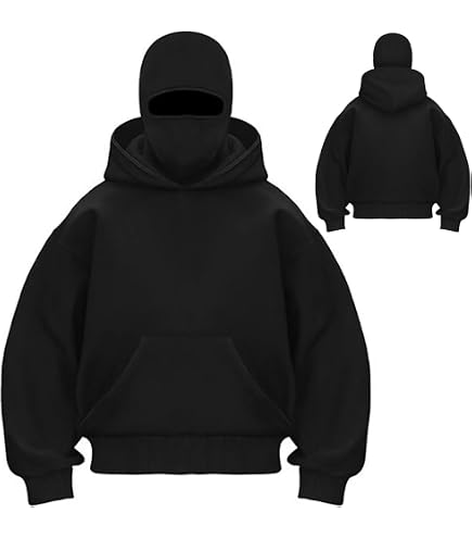 Balaclava Zip Hoodie - Men's Resistant Athletic Autumn Winter