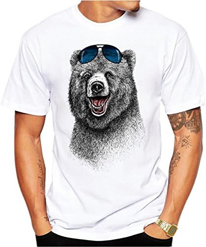 New White Men's Beefy-T Crewneck Short-Sleeve T-Shirt boys (S, 7)