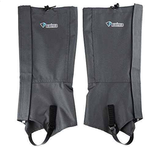OUTAD Waterproof Outdoor Hiking Walking Climbing Hunting Snow Legging Gaiters(1 Pair) (Dark Grey, XL: 18.9" x 19.3" x 16.5") - Thumbnail 2