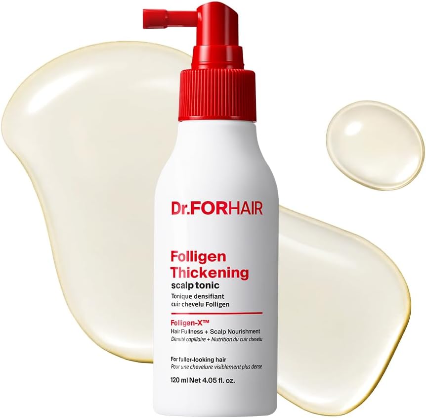 Dr.FORHAIR Folligen Tonic 4.05 fl oz | Korean Scalp Care, Hair Growth Tonic, Anti Hair Loss Scalp Serum