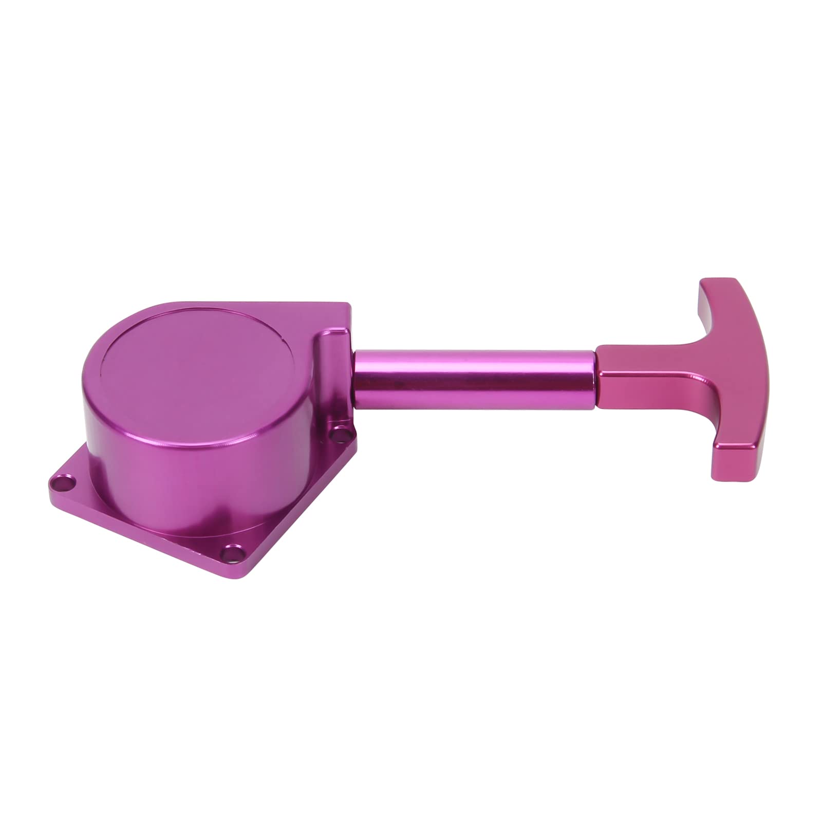 RCAWD RC Engine Pull Starter D10052 for 1/10 1/8 RC Hobby Model Nitro Car Aluminum Universal upgraded hop-up Parts for HPI HSP Axial Kyosho Redcat Himoto 1Pcs(Purple) โ image 1