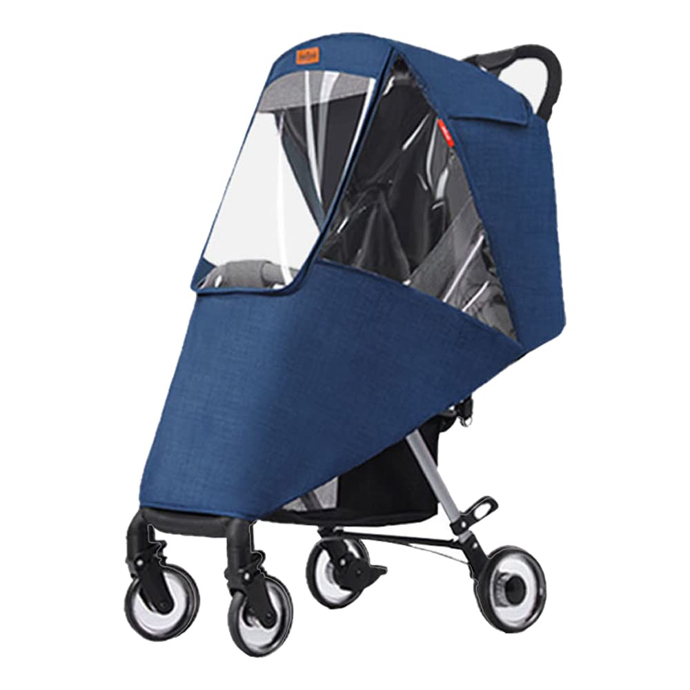 DZOZO Pushchair Rain Cover Universal Stroller Raincover Pram Rain Shield Waterproof Weather Shield Stroller Rain Cover Wind Snow Cover Rain Shield Pushchair Universal Protector Cover Pram Dust Cover