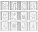 MAGICMAI Christmas Stencils Bullet Journal Stencil Template Santa Claus, Merry Christmas,Christmas Tree,Snowflakes,Bulbs,Reindeers for Card DIY Drawing Painting Craft Projects, 12 Picecs