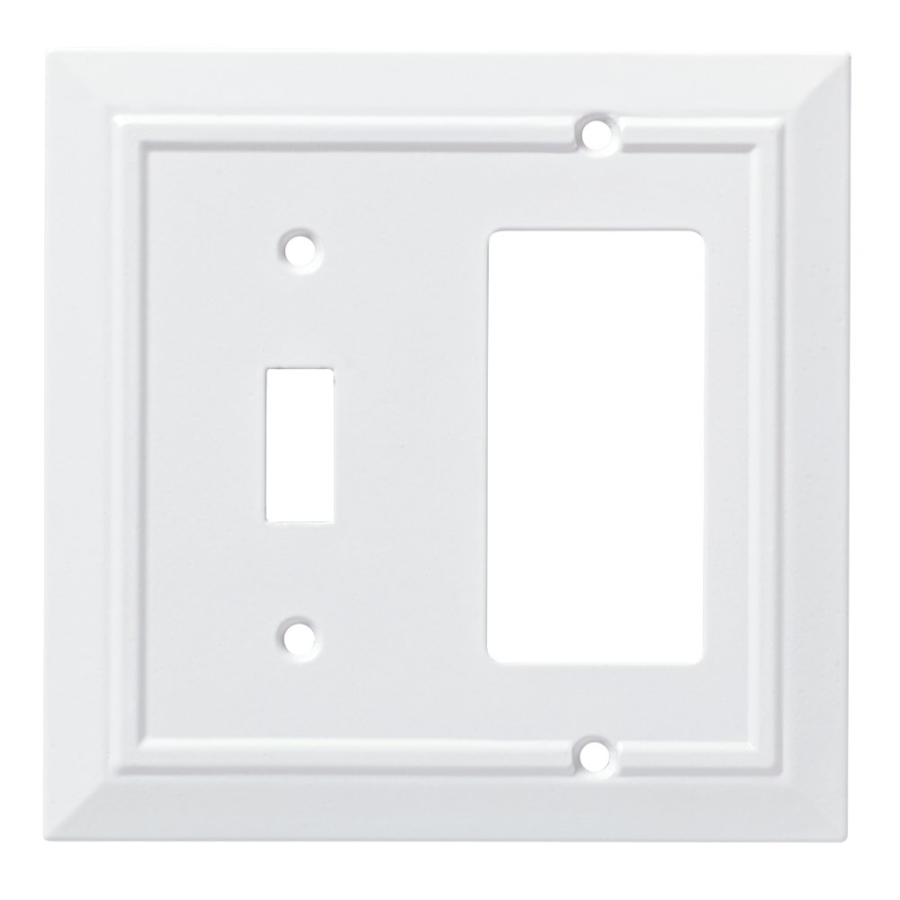 Franklin Brass W35246-PW-C Classic Architecture Switch/Decorator Wall Plate/Switch Plate/Cover, White