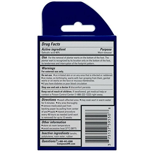 Compound W One Step Plantar Pads 20 Each