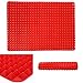 Witkey 1 Pcs Healthy Non-stick Cooking Silicone Baking Mat Heat Resistant Cookie Sheet - Red
