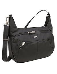 Travelon Antirrobo Conryled Carry Hobo Messenger Bag, Negro), 43052 500
