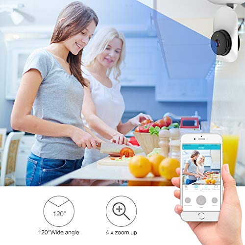 WiFi Camera ,UNIOJO Home Camera with Night Vision, Movement Tracking