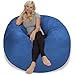 Chill Sack Bean Bag Chair - 5' Giant Memory Foam Lounge Chair with Soft Microfiber Cover – Cozy Furniture for Living Room, Dorm, & Kids' Rooms – Comfortable 5 Ft, Microsuede Lounge Sofa, Royal Blue