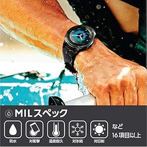 By Galaxy Galaxy Gear S3 Frontier Ios Android対応 Samsung スマートウォッチ Sm R760ndaaxjp A Galaxy純正 国内正規品 バッテリーの持ち