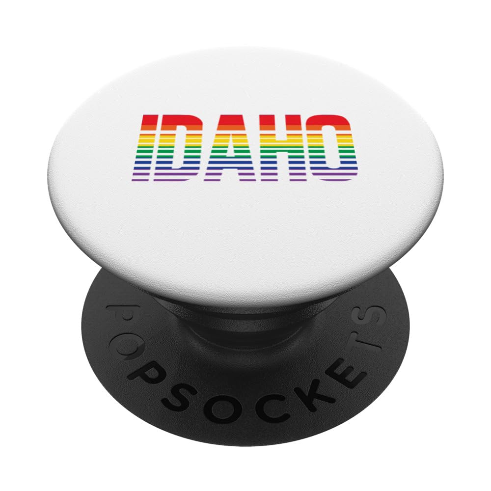 Idaho Rainbow Pride LGBTQ Equality PopSockets Swappable PopGrip