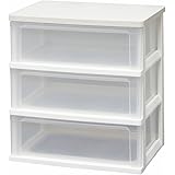 アイリスオーヤマ チェスト 木天板 3段 幅55.6×奥行41×高さ62cm ホワイト WTW-543