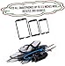 JoshNAh Bike Phone Mount , Universal Cell Phone Holder for Bicycle Handlebars , fits Iphone X , 8 , 7 , 7s , 6 , 6s plus , Galaxy s7 edge , 8 , s9 , s6 for Motorcycle & Bike Accessories