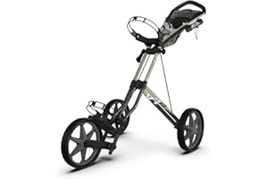 Sun Mountain Golf Speed Cart V1R 3 Wheel Pursh Cart - Steel Fog