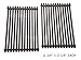 VICOOL hy7525 Porcelain Enameled Steel Grill Cooking Grid Grates for Weber Spirit 300 Series Spirit 700 Genesis Silver B/C Genesis Gold B/C Genesis Platinum B/C Genesis 1000-3500 Models