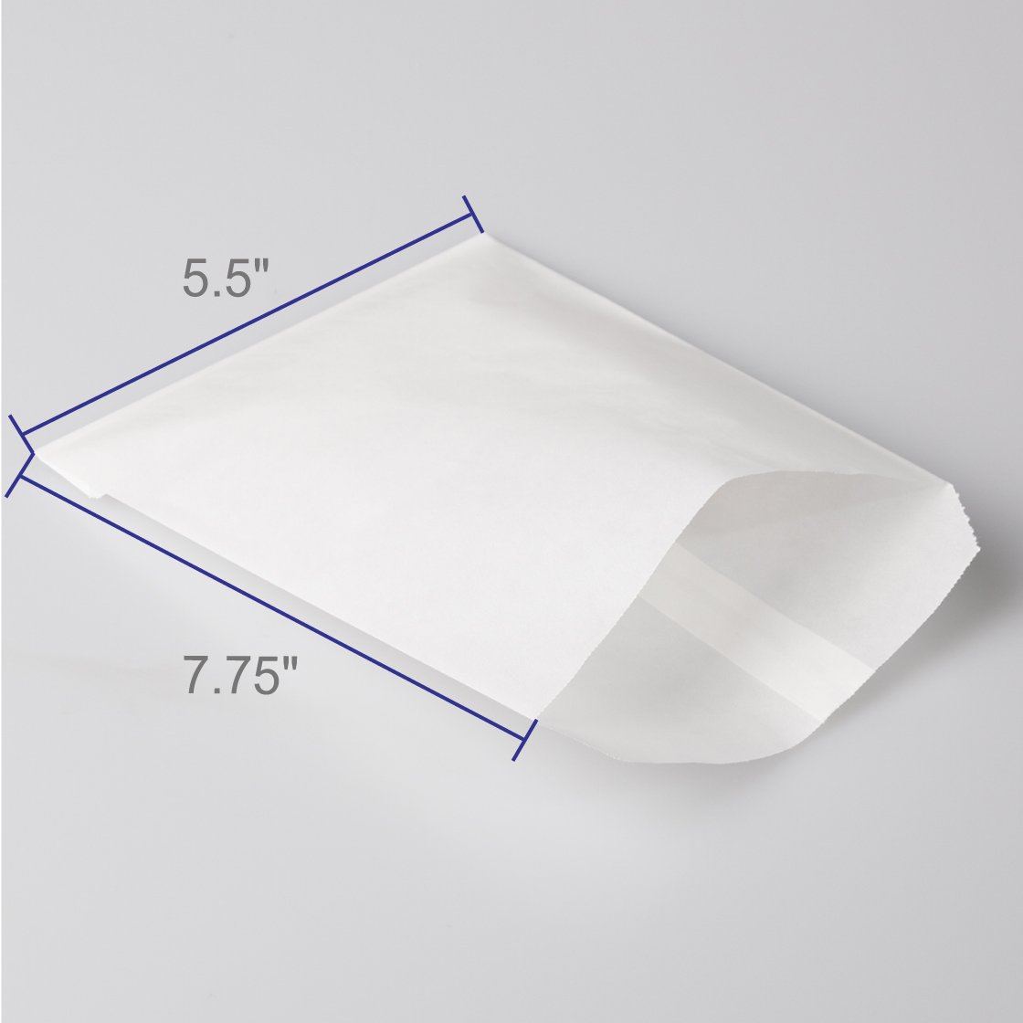 glassine waxed paper bolsas