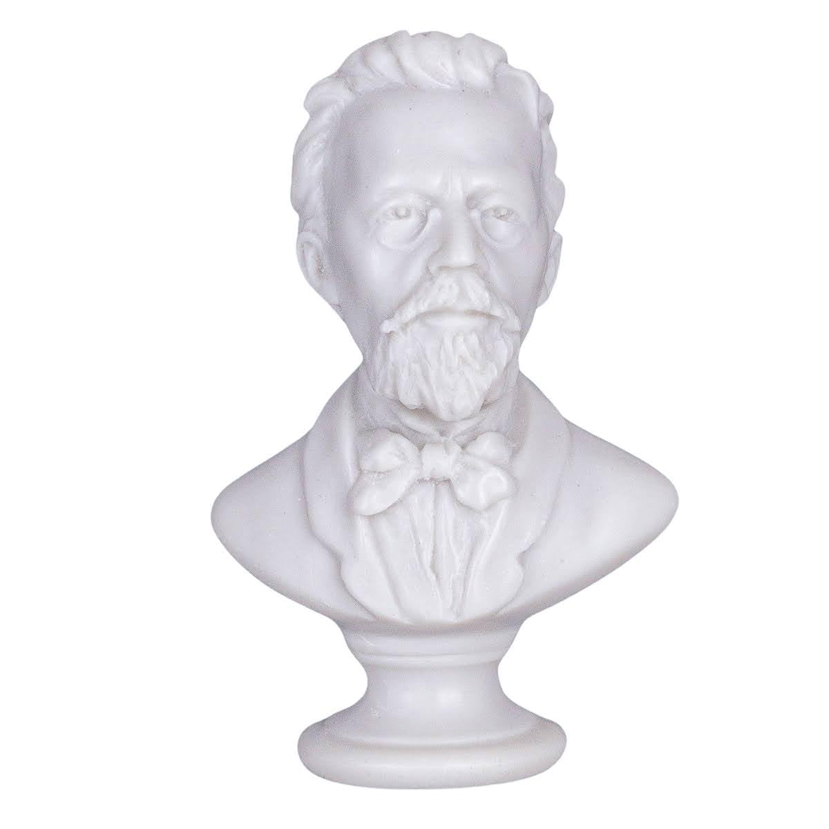 danila-souvenirs Russian Writer Anton Chekhov Marble Bust Statue Sculpture 12,5 cm