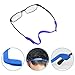Silicone Glasses Straps INNKER 6 Pack Anti-Slip Sports Glasses Strap with 6 Pairs Ear Grip Hooks Elastic Glasses Strap Eyewear Retainer Eyeglasses Holder Soft Eyeglass Temple Tips for Kids Adult