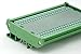 Electronics-Salon DIN Rail Mounting Carrier Housing with Prototype Board. PCB Size 137.4 x 72mm