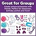 Creativity for Kids Magical Pom Pom Keychains Craft Kit - Create 5 Backpack Accessories
