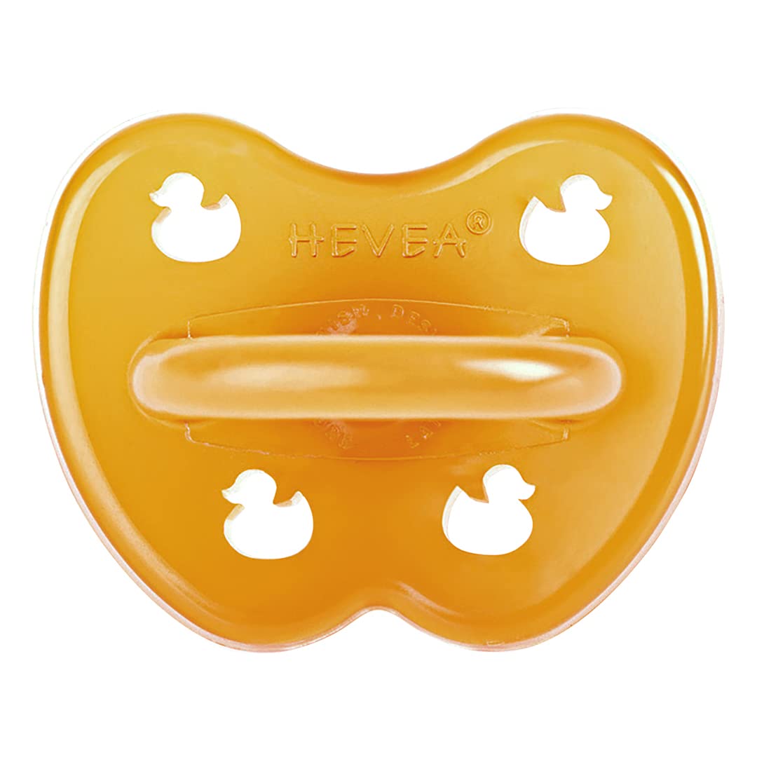 Natural Rubber Dummy Pacifier Symmetrical Newborn 0+ Months Single-Pack - Natural