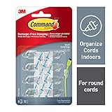 Command 4-packages of Clear Cord Clips (17302CLRES)