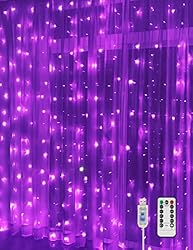 suddus Purple Halloween Window Lights Indoor, 200