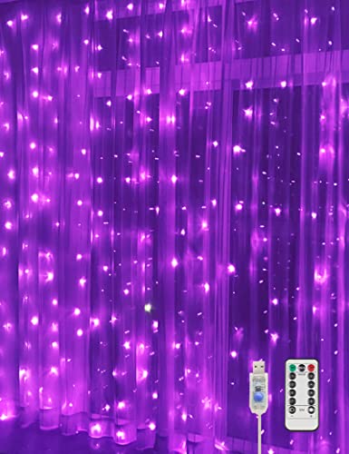 suddus Purple Halloween Window Lights Indoor, 200