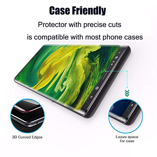 image for my-handy-design [2-Pack] Galaxy Note 9 Screen Protector,[Anti-Bubble][