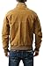 Landing Leathers Men's WWII Suede Leather Bomber Jacket - Camel Tall LT