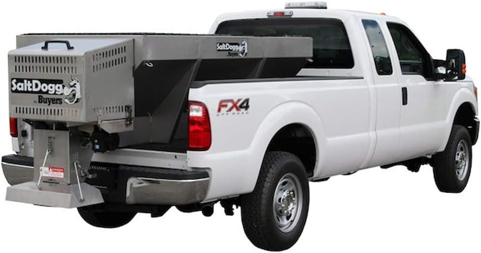 SaltDogg Stainless Steel Hopper Spreader Kit - 96in.L, 2.0 Cu. Yd. Capacity, Std. Chute, Model Number 1400050SS