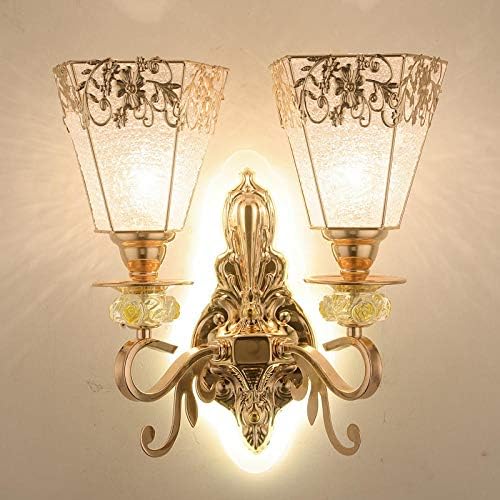 Antique Wall Light Wall Sconce Lighting Fixture Industrial Wall Lamp For Hallwayliving Roombedroom European Style Double Head Large Led Wall Lamp Background Wall Lamp Bedroom Bedside Lamp9