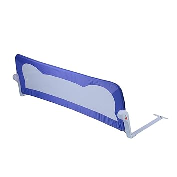 180 cm Bettgitter klappbares Bettgitter für Babys und Kinder Baby-Klappzaun,Blau …