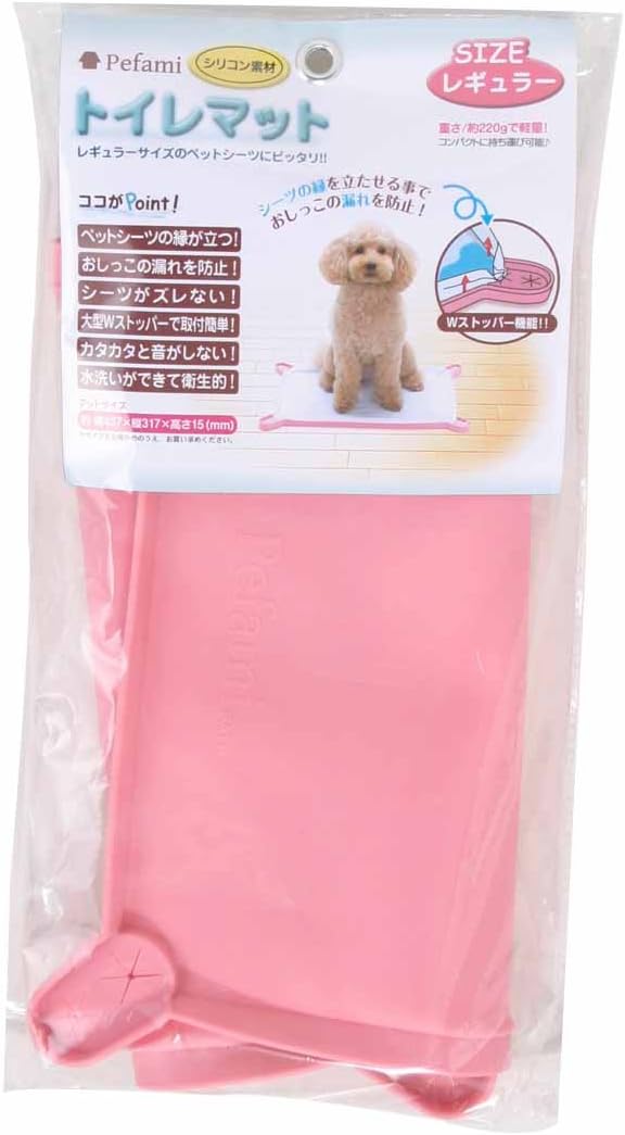 Amazon アースペットtk ペファミ トイレマット03 レギュラー ピンク アースペットtk トイレトレー 通販