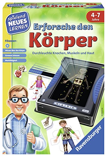 Ravensburger 25048 - Erforsche den Körper - Spielen und Lernen für Kinder, Lernspiel für Kinder von 4-7 Jahren, Spielend…