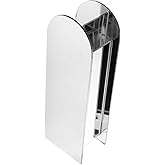 VOSAREA Hydroponic Acrylic Flower Vase for Dried Flowers Decorative Holder for Elegant Centerpiece for Weddings and Events