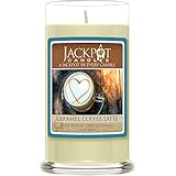 Caramel Coffee Latte Candle with Ring Inside (Surprise Jewelry Valued at $15 to $5,000) Ring Size 6